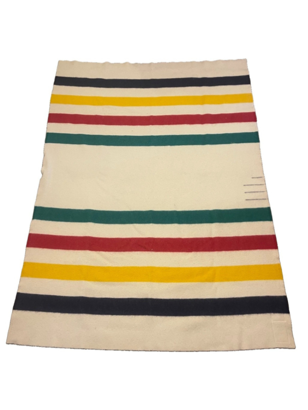 Hudson’s Bay Multistripe 4 Point Wool Blanket 325th Anniversary Edition Rare!